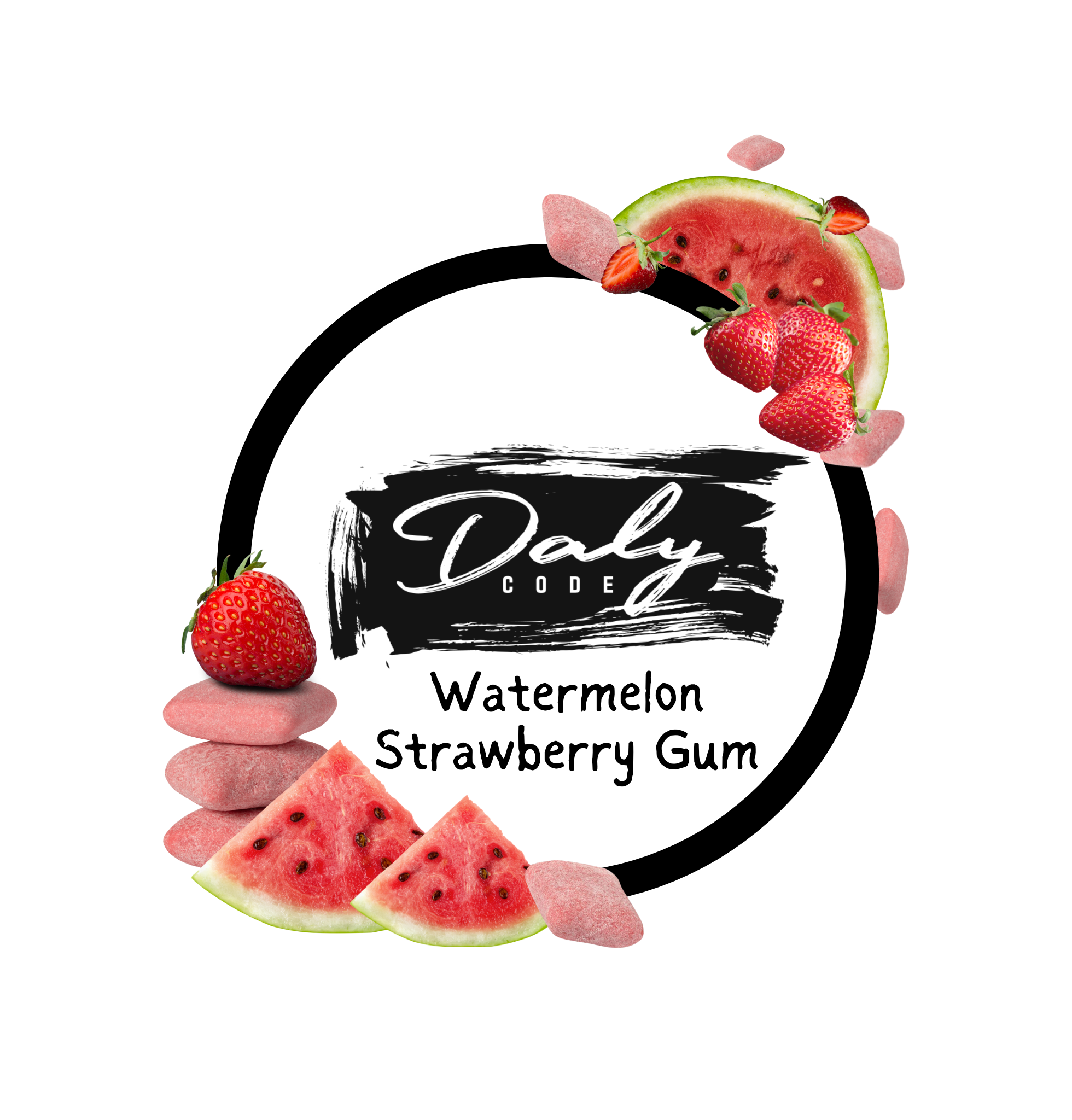 Daly Code 50g Watermelon Strawberry Gum Goosto