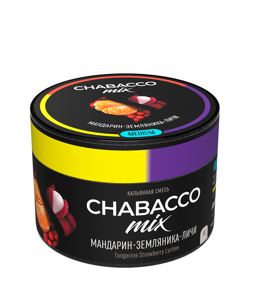 Chabacco Mix Tangerine Strawberry Lychee