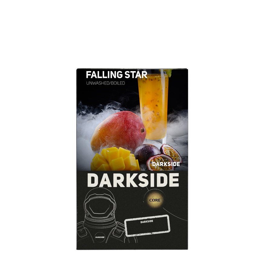 טבק לנרגילה Darkside Core Falling Star – טעם מנגו ופסיפלורה טרופיים