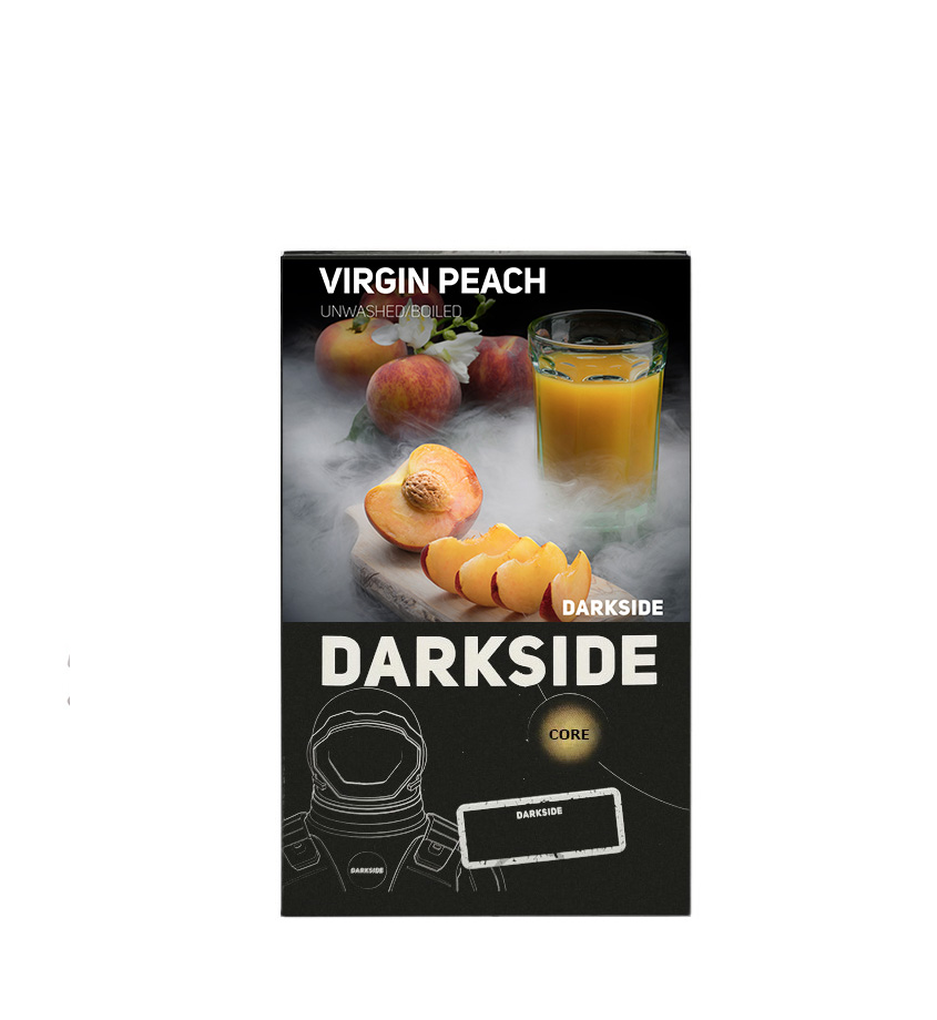 טבק לנרגילה Darkside Core Virgin Peach – טעם אפרסק מתקתק ורענן