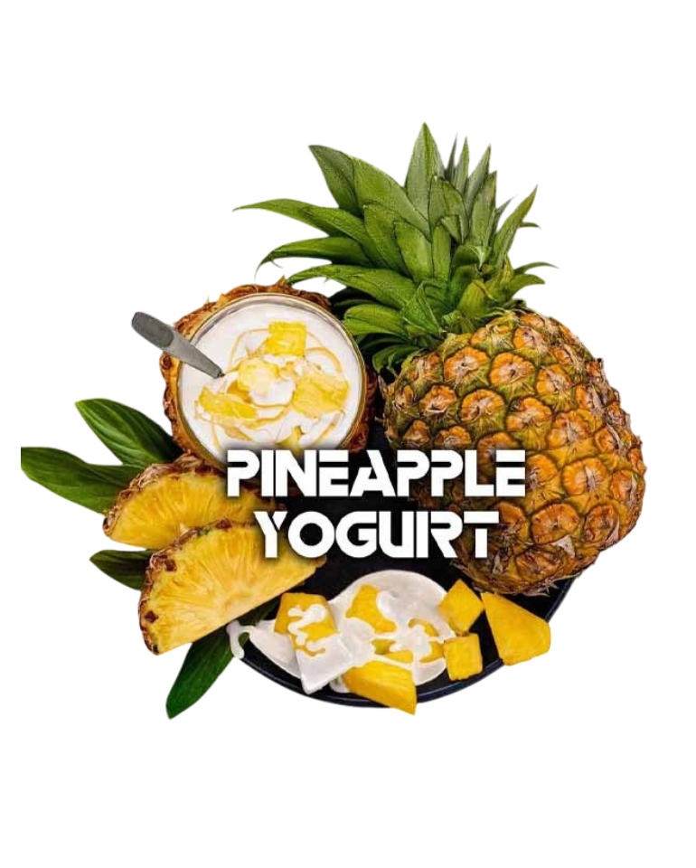 Black Burn – אננס יוגורט טבק נרגילה בלאק ברן אננס יוגורט