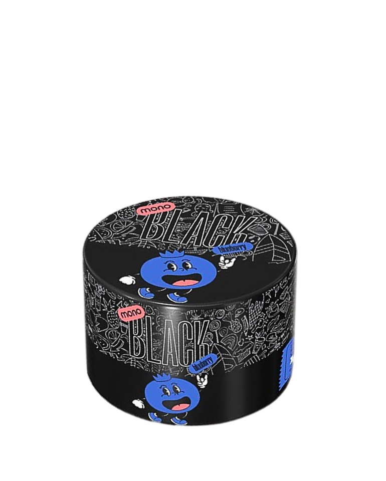 MONO Black Blueberry 125g טבק נרגילה אוכמניות טבק לנרגילה MONO Black Blueberry 125g – טעם אוכמניות מתוק ורענן