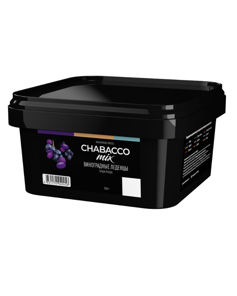 טבק נרגילה Chabacco ענבים 200 גרם