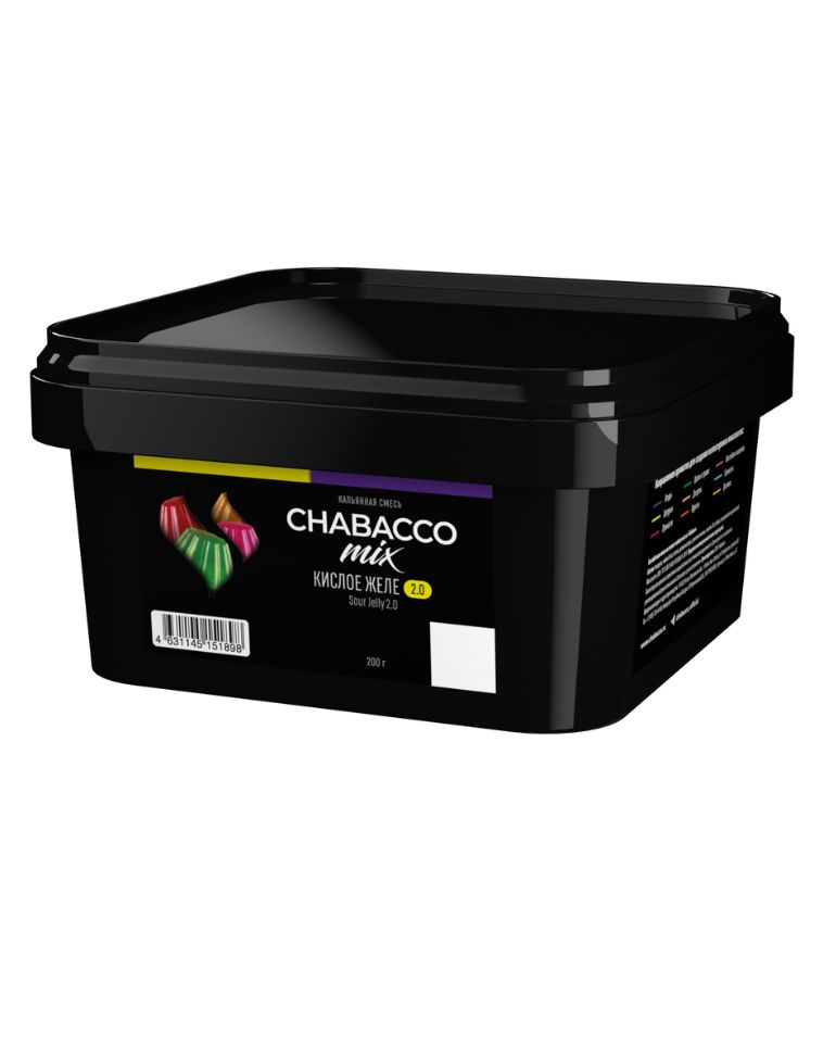 טבק נרגילה Chabacco ג׳לי חמוץ 200 גרם
