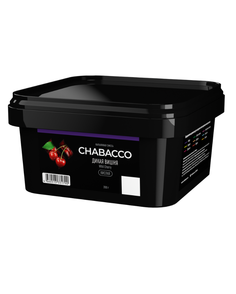 טבק נרגילה Chabacco דובדבן פראי 200 גרם