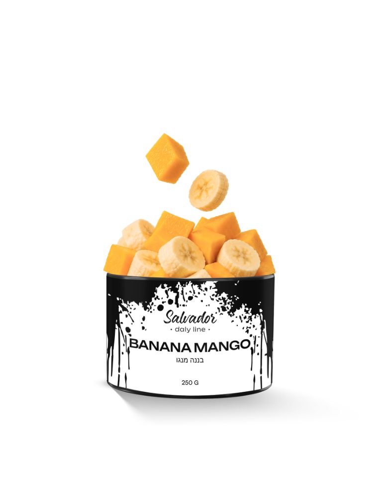 טבק לנרגילה Salvador Daily Line Banana Mango 250 גרם