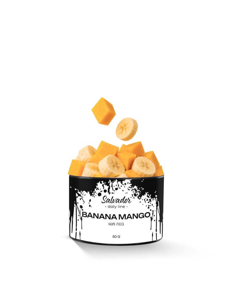 טבק לנרגילה Salvador Daily Line Banana Mango 250 גרם