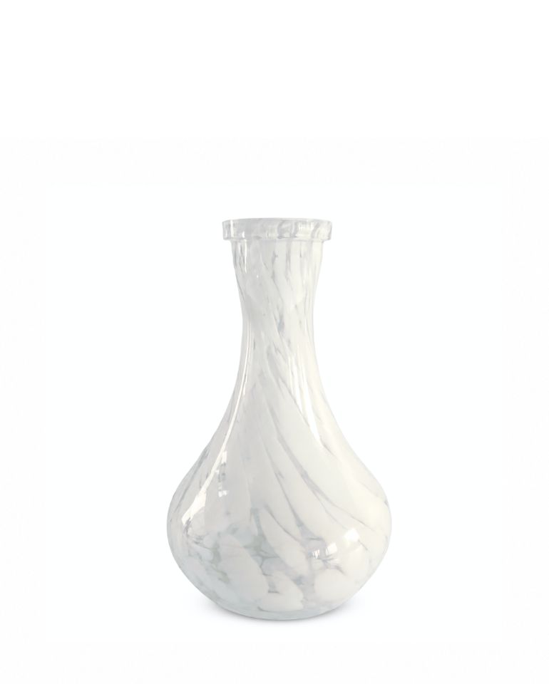 Drop Transparent White Flask image-product