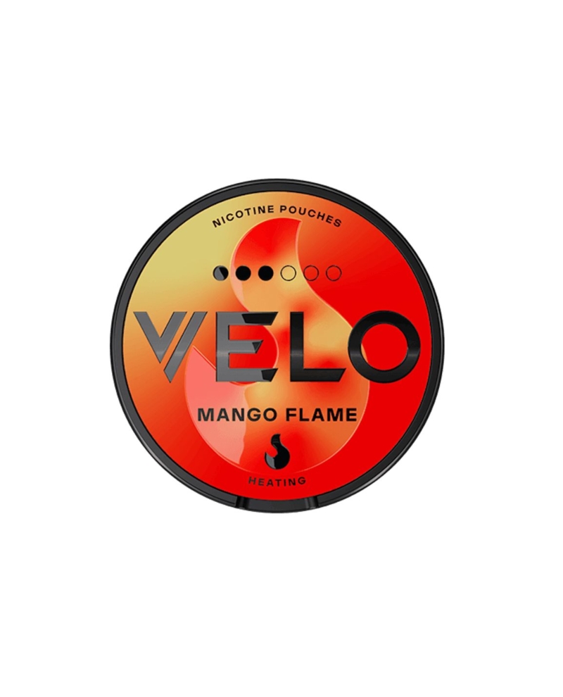 Snus VELO 10mg_p Mango Flame סנוס VELO Mango Flame 10 מ"ג