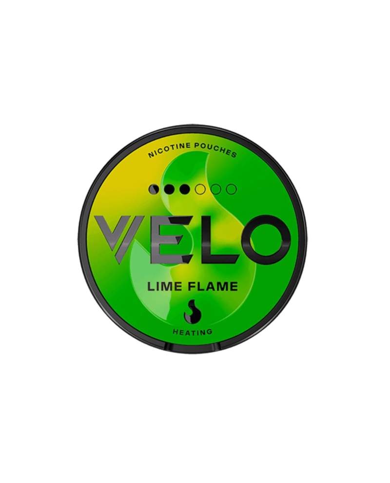 Snus VELO 8mg_p Lime Flame סנוס VELO Lime Flame 8 מ"ג